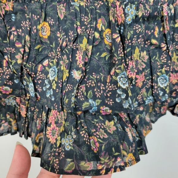 NWT Veronica Beard Farha Floral Smocked Ruffled Minidress Size 12 - Picture 9 of 15